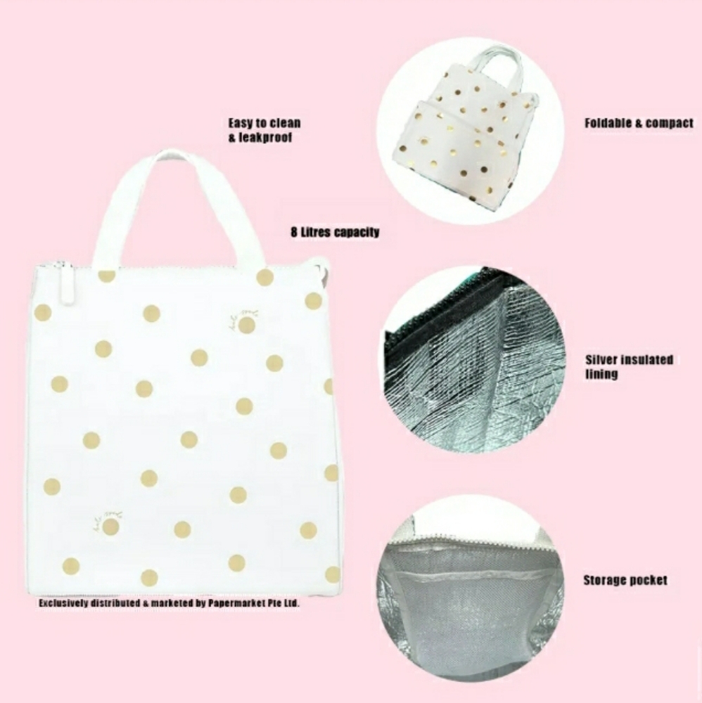 New Kate Spade Soft Cooler Lunch Bag - Picture 2 of 16